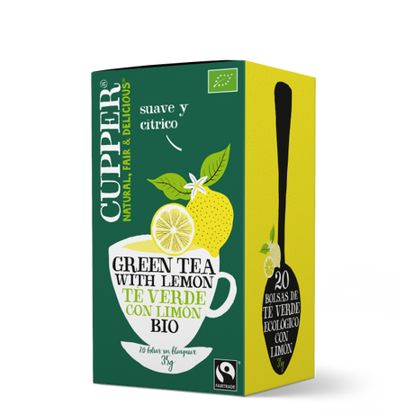 Te Verde con Limón BIO · Cupper · 20 filtros