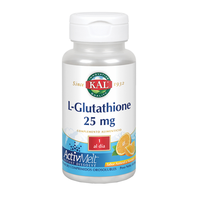 L-Glutathione 25 mg · KAL · 90 comprimidos