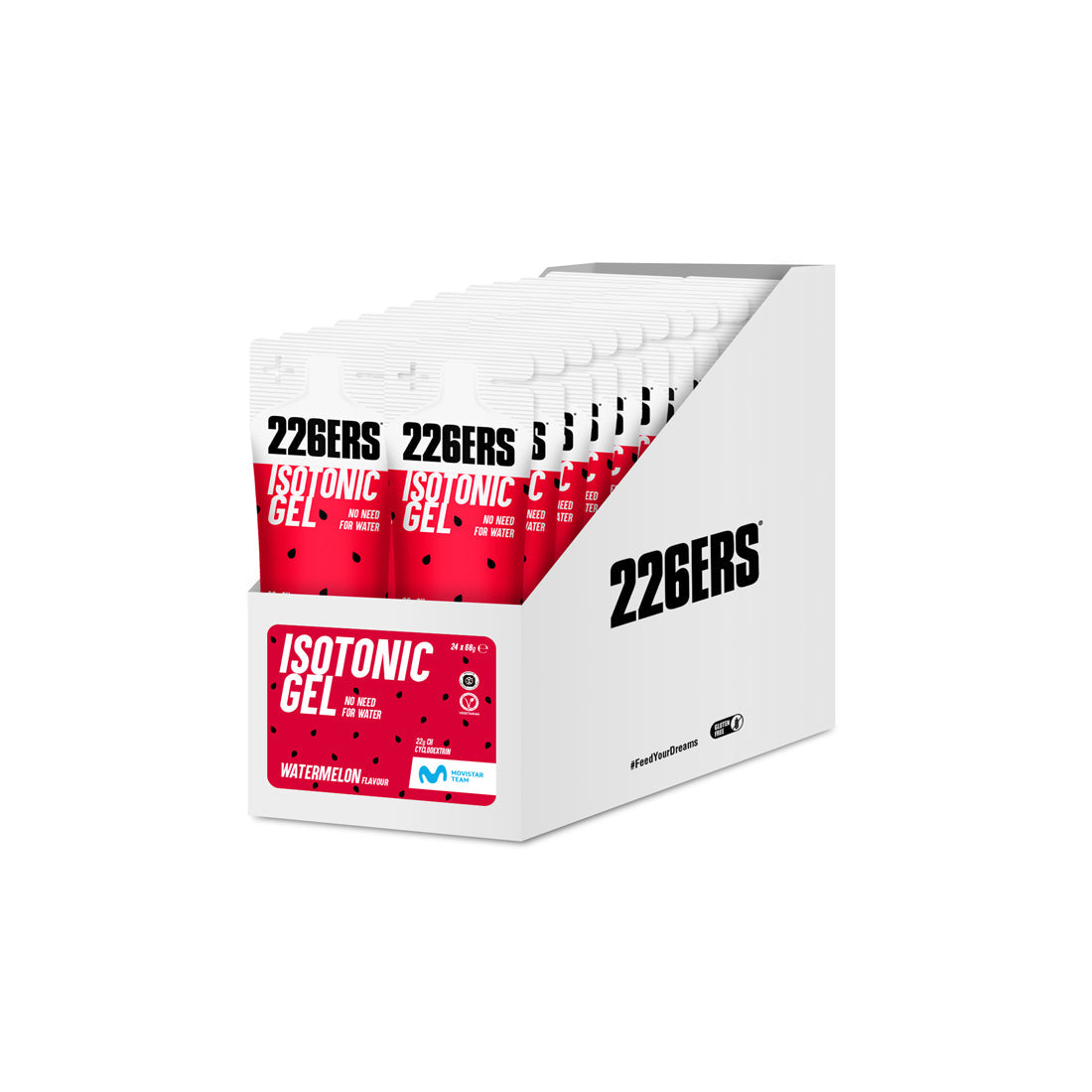 Pack Isotonic Gel Sandía · 226ERS · 24×68 gramos