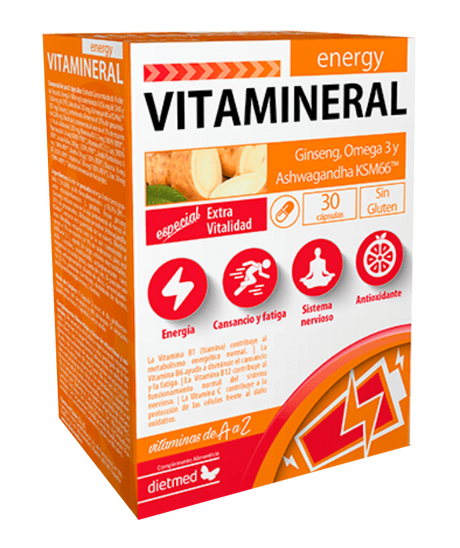 Vitamineral Energy · Dietmed · 30 cápsulas