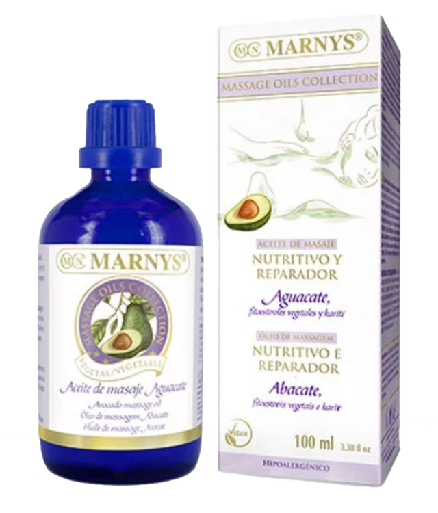 Aceite de Masaje de Aguacate · Marnys · 100 ml