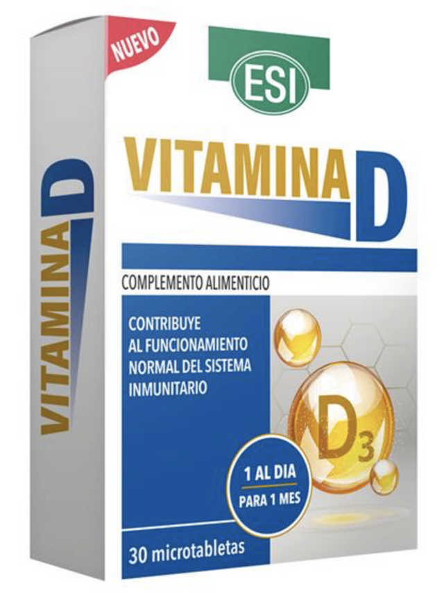 Vitamina D3 2.000 UI · ESI · 30 comprimidos