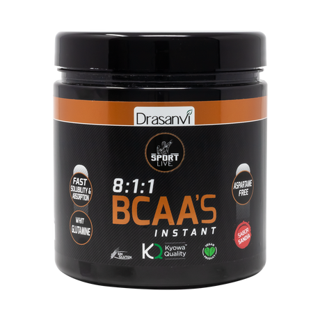 BCAA'S + Glutamina - Sabor Sandia · Drasanvi · 275 gramos