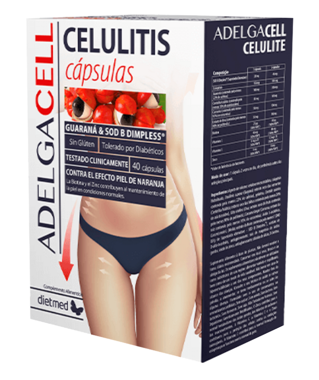 Adelgacell Celulitis · Dietmed · 40 cápsulas