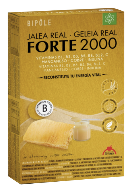 Bipole Jalea Real Forte 2000 · Dietéticos Intersa · 20 viales