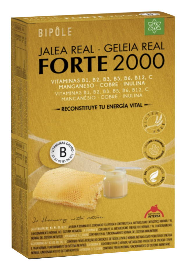 Bipole Jalea Real Forte 2000 · Dietéticos Intersa · 20 viales
