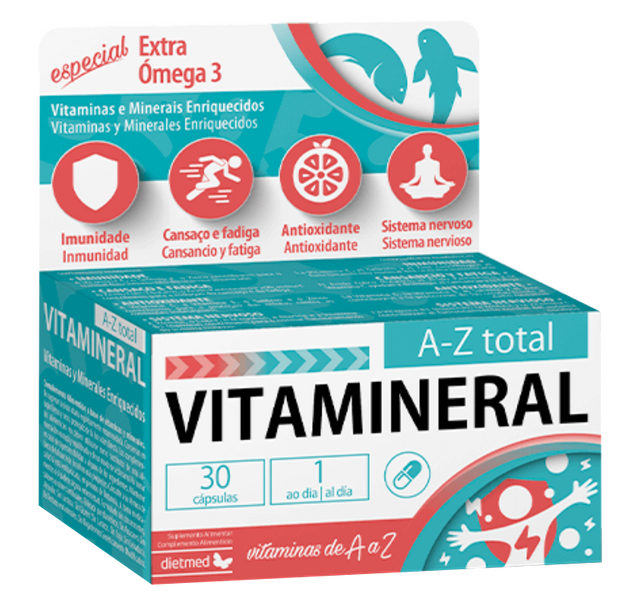 Vitamineral A-Z Total · DietMed · 30 perlas
