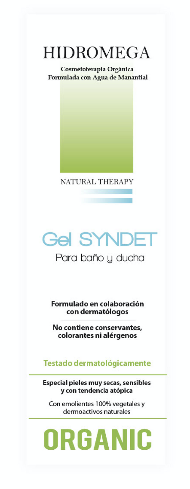Gel SYNDET · Hidromega · 400 ml
