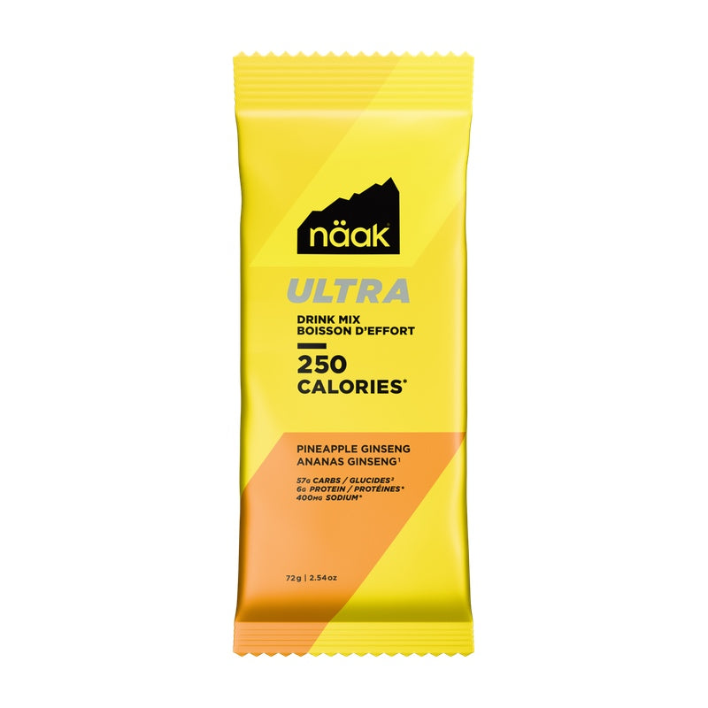 Bebida Ultra Energy Drink Mix Piña-Ginseng · Naak · 72 gramos