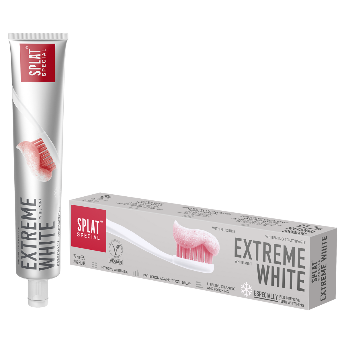 Pasta Dental Splat Extreme White · Biomed · 75 ml