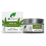 Crema Rescate Aceite de Cañamo 24H · Dr Organic · 50 ml