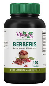 Berberis (Berberina) · VByotics · 180 cápsulas