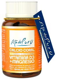 Calcio Coral con Vitamina D3 · Tongil · 120 cápsulas