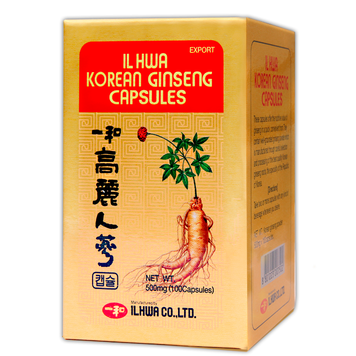 Ginseng IL HWA · Tongil · 100 cápsulas