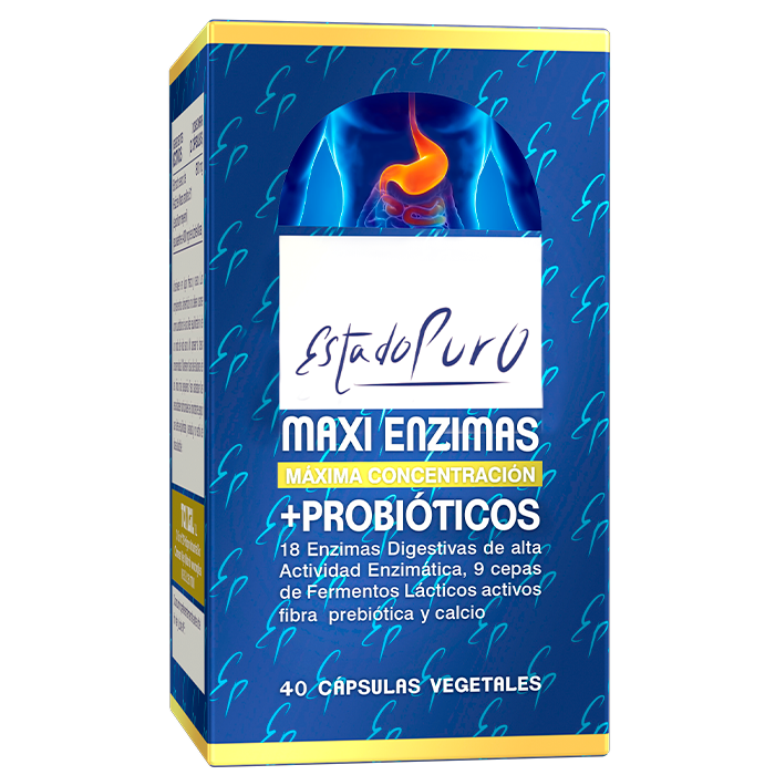 Maxi Enzimas con Probióticos · Tongil · 40 cápsulas