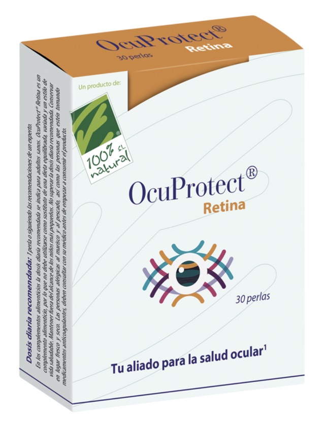OcuProtect Retina · 100% Natural · 30 perlas