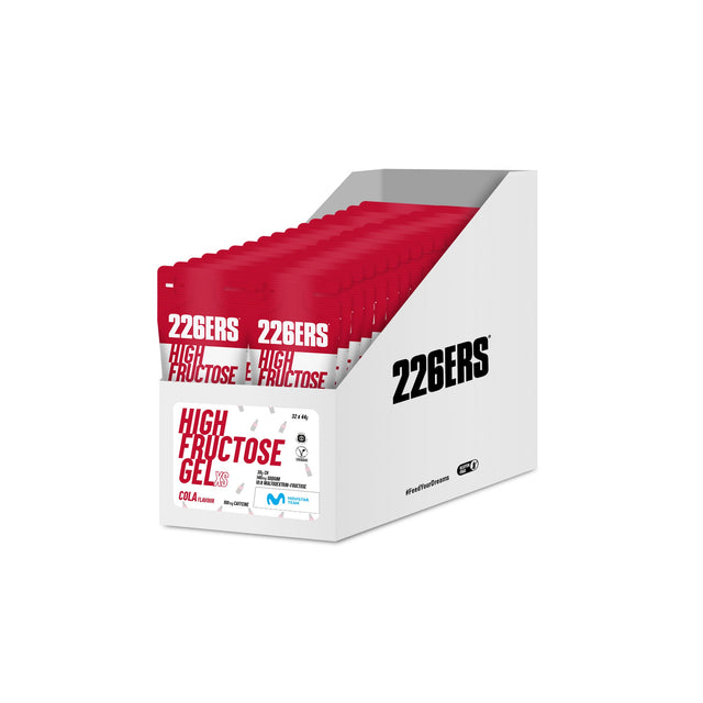 Pack High Fructose Gel XS Cola + Cafeína · 226ERS · 32×44 gramos
