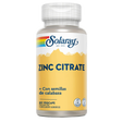 Zinc Citrato · Solaray · 60 cápsulas