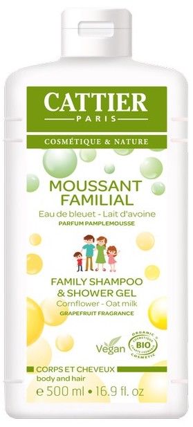 Gel de Ducha y Baño Familiar S/S · Cattier · 500 ml