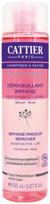 Desmaquillador Bifásico Ojos y Labios · Cattier · 150 ml