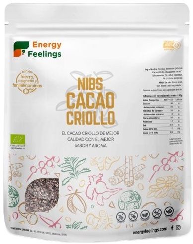 Cacao Criollo Nibs · Energy Feelings · 1 kg