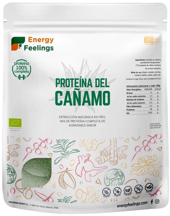 Proteína del Cáñamo · Energy Feelings · 1 kg