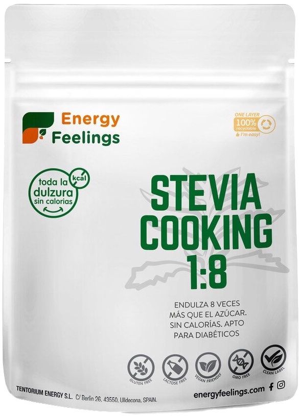 Stevia Cooking 1:8 · Energy Feelings · 200 gramos