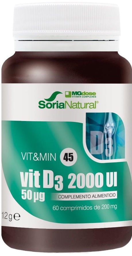 Vitamina D3 2.000 UI · MGdose · 60 comprimidos