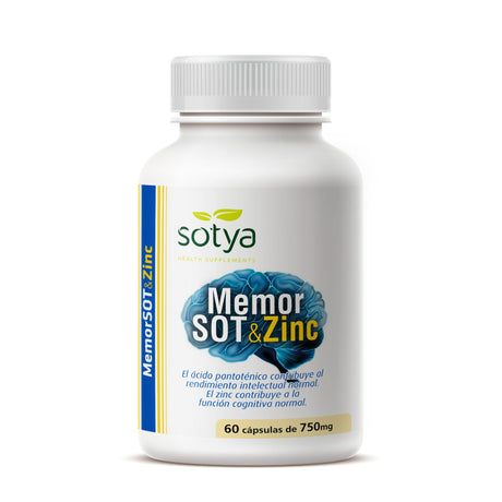 MemorSOT & Zinc · Sotya · 60 cápsulas