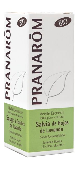 Aceite Esencial de Salvia de Hojas de Lavanda Bio · Pranarom · 10 ml