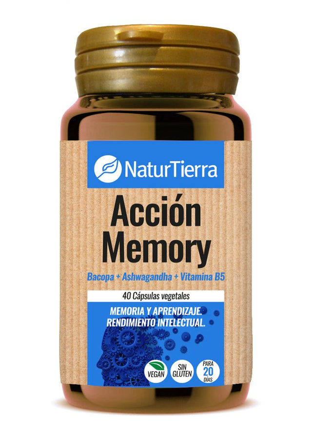 Acción Memory · NaturTierra · 40 cápsulas