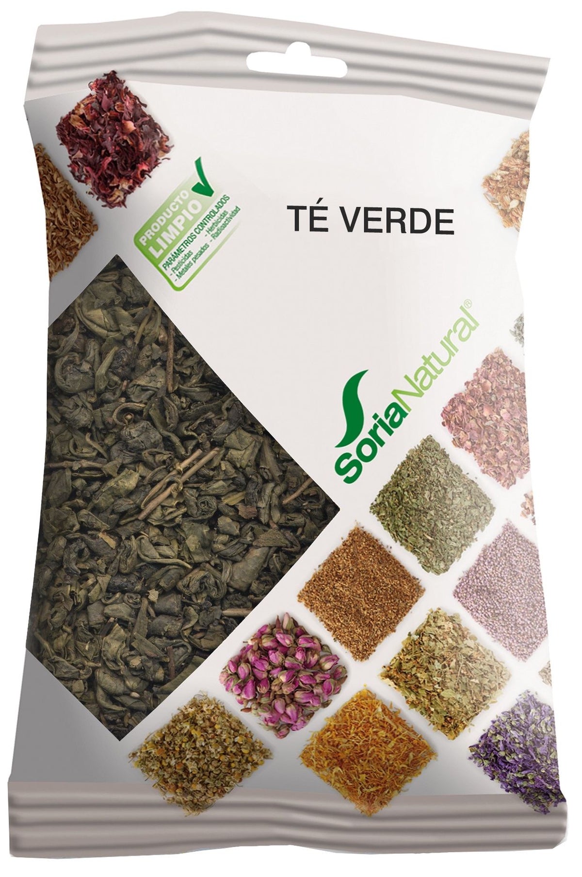Té Verde en Bolsa · Soria Natural · 70 gramos