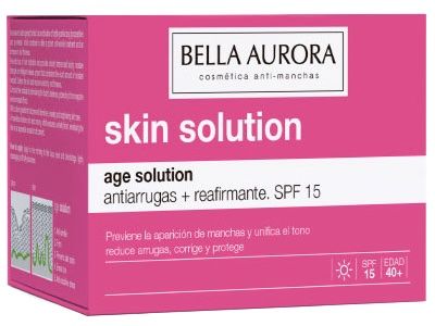 Crema Antiarrugas Reafirmante de Día · Bella Aurora · 50 ml