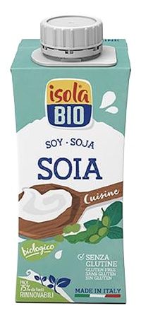 Crema para Cocinar de Soja Bio · Isola Bio · 200 ml