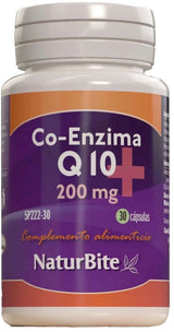 Co-Enzima Q10 200 mg · NaturBite · 30 cápsulas