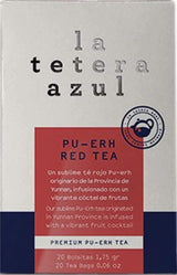 Pu-erh Té Rojo · La Tetera Azul · 20 filtros