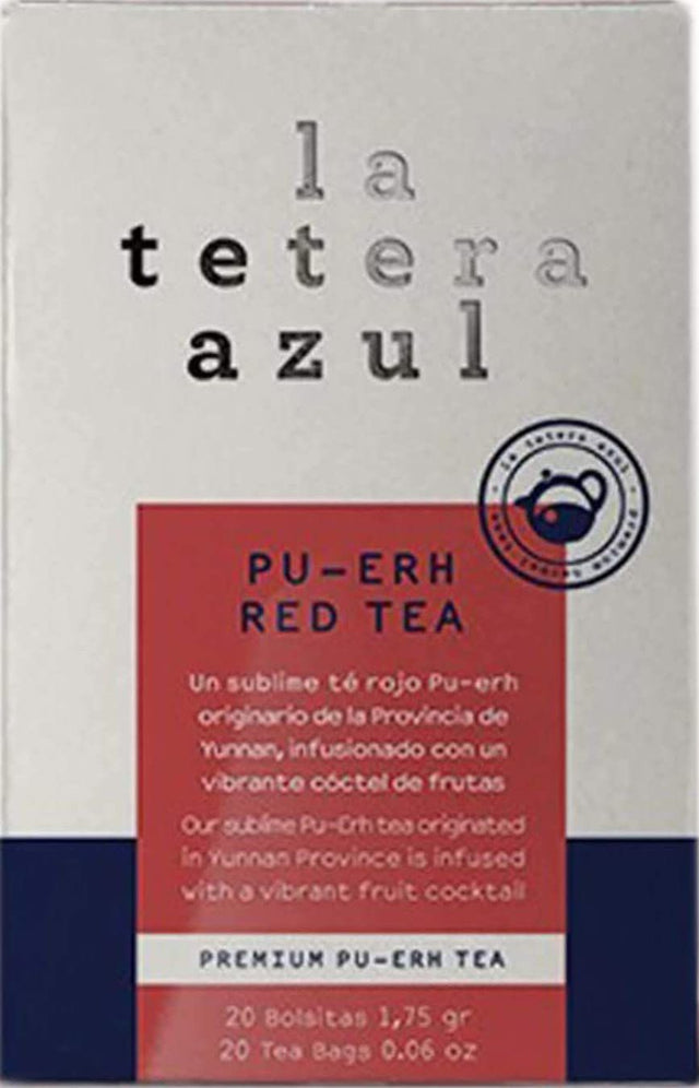 Pu-erh Té Rojo · La Tetera Azul · 20 filtros