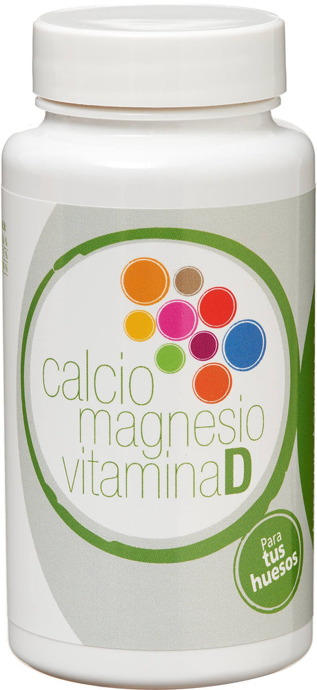 Calcio, Magnesio y Vitamina D · Plantis · 60 comprimidos masticables