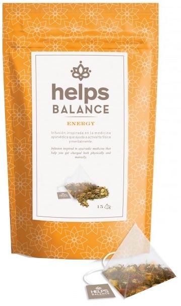 Energy · Helps Balance · 15 pirámides