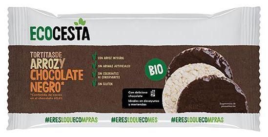 Tortitas de Arroz y Chocolate Negro Bio · Ecocesta · 100 gramos