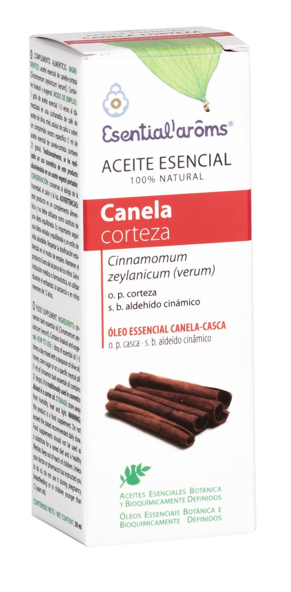 Aceite Esencial de Corteza de Canela · Esential'Aroms · 30 ml