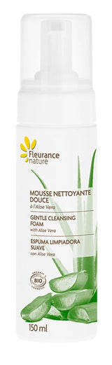 Espuma Limpiadora Suave con Aloe Vera Bio · Fleurance Nature · 150 ml