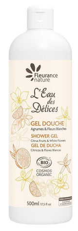 Gel de Ducha de Cítricos & Flores Blancas · Fleurance Nature · 500 ml