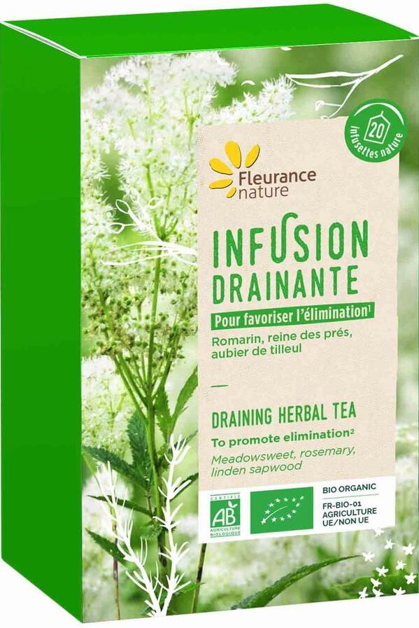Infusión Drenante Bio · Fleurance Nature · 20 filtros