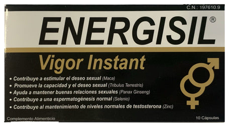 Energisil Vigor Instant · Pharma OTC · 10 cápsulas