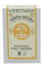 Jabón Sólido de Árbol de Té y CBD Bio · WeBotanix · 100 gramos