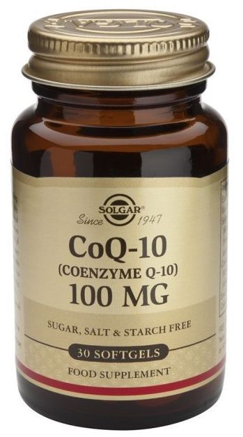 Coenzima Q10 100 mg · Solgar · 30 cápsulas blandas
