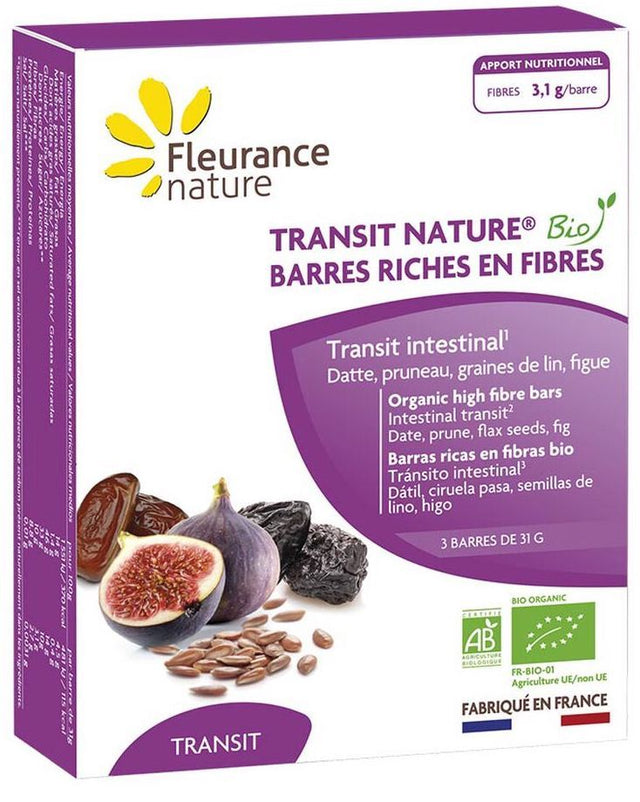 Barrita Rica en Fibra Transit Nature Bio · Fleurance Nature · 3 unidades