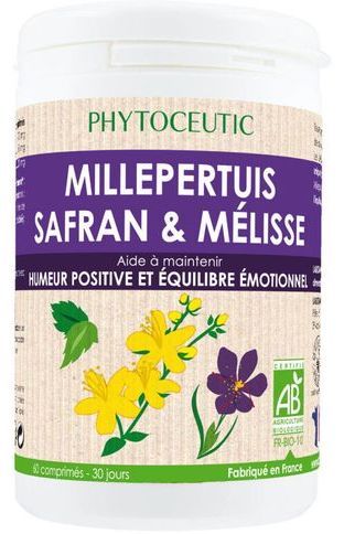 Complejo de Hipérico, Azafrán y Melisa Bio · Phytoceutic · 60 comprimidos