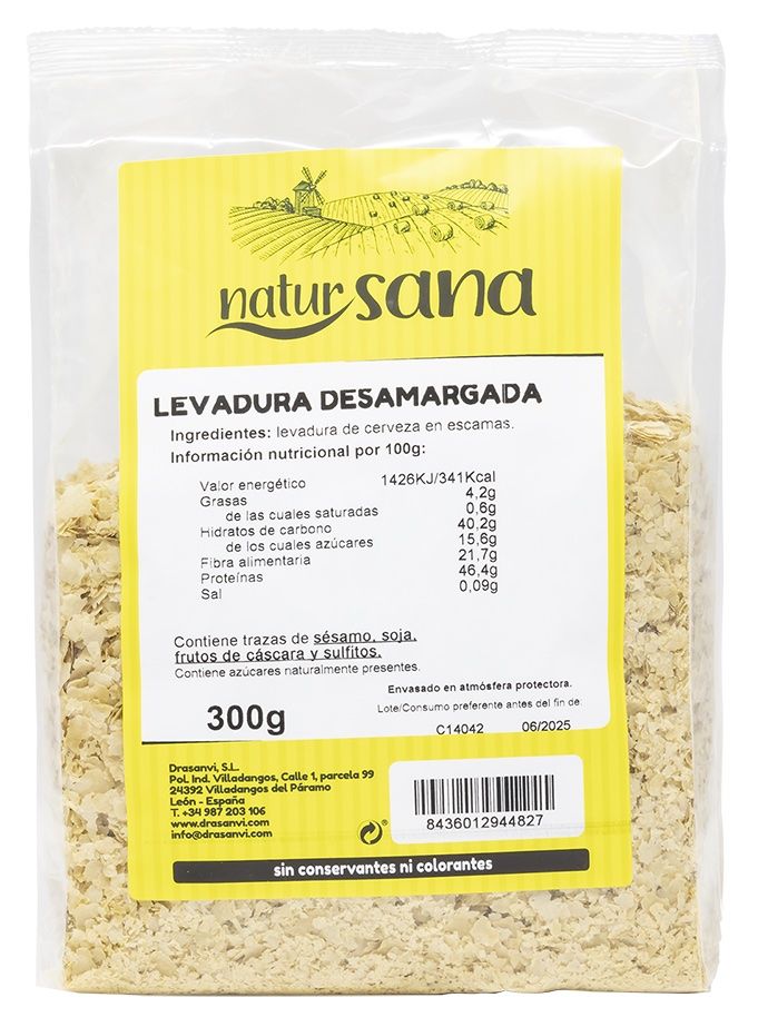 Levadura Desamargada · Natursana · 300 gramos